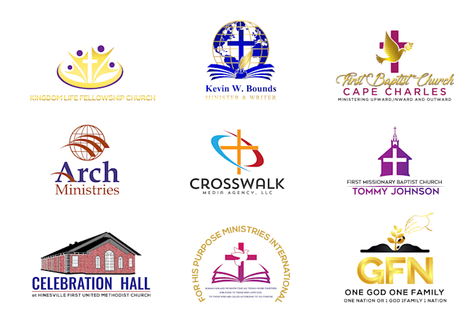do modern church or ministry logo