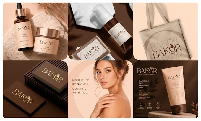 design unique logo and full branding kit, brand identity, style guidelines