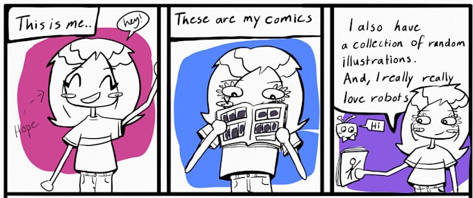 Make you a comic strip with your own comic character by Amalbaqshi | Fiverr