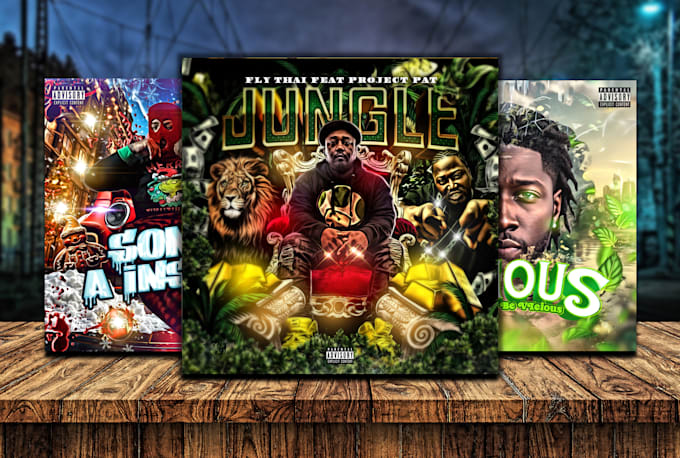 design creative mixtape cover and albums