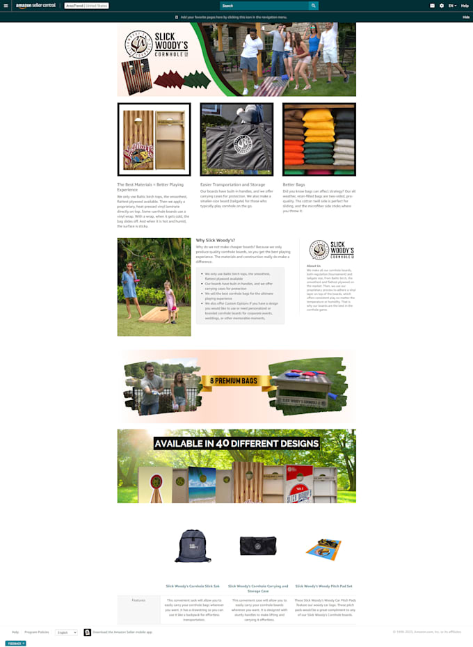create amazon listing with ebc content