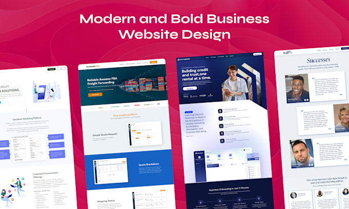 do UX UI website design for your business with figma