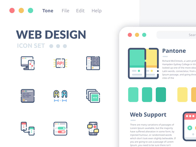 Design unique vector icons by Eyrtirsix | Fiverr
