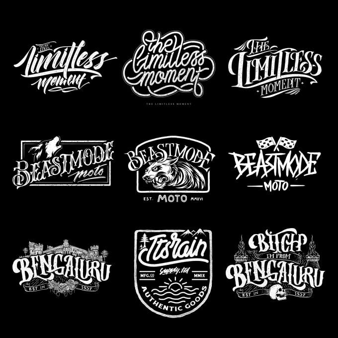 Custom logo, hand lettering, typography design, etc by Bagusutama | Fiverr