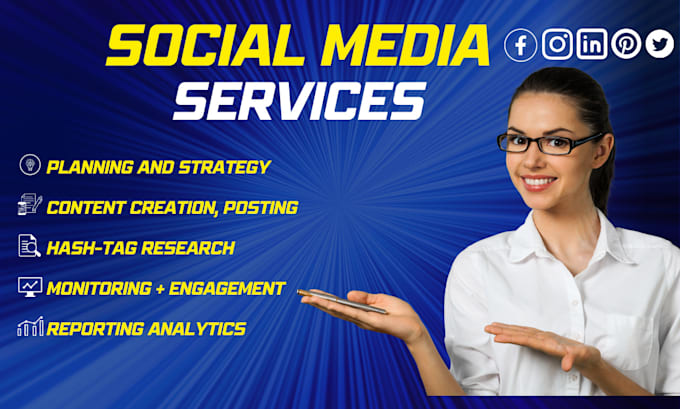 be your social media marketing manager