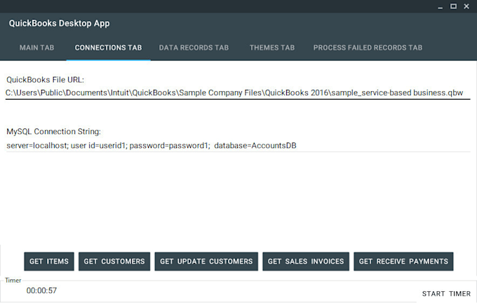 do the integration two way sync quickbooks with any data source via dot net
