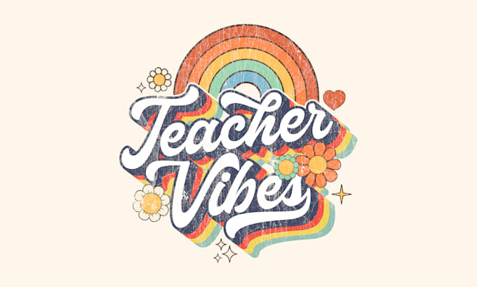create groovy hippie t shirt design