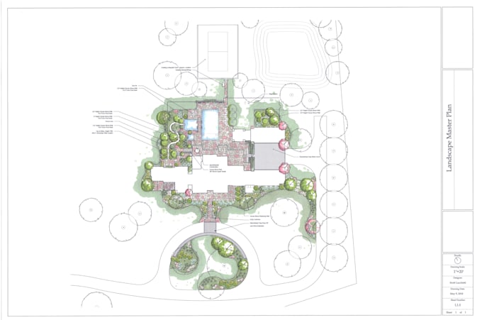 Create residential landscape plans by Slucchetti | Fiverr