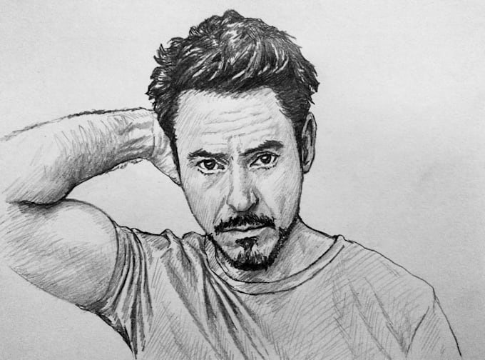 draw realistic pencil sketch portrait from a photo