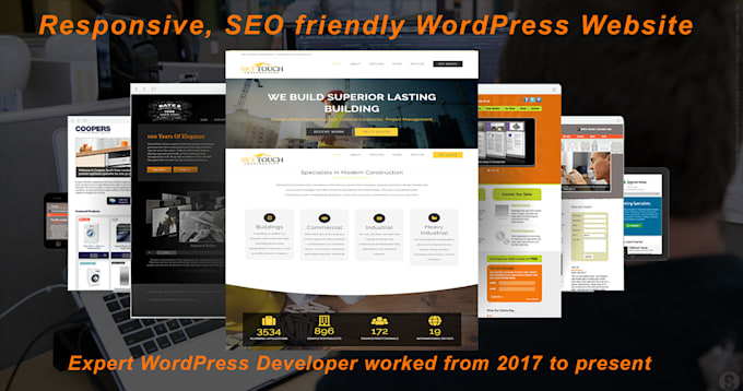 do amazing wordpress blog, web landing page, wordpress autoblog, homepage design