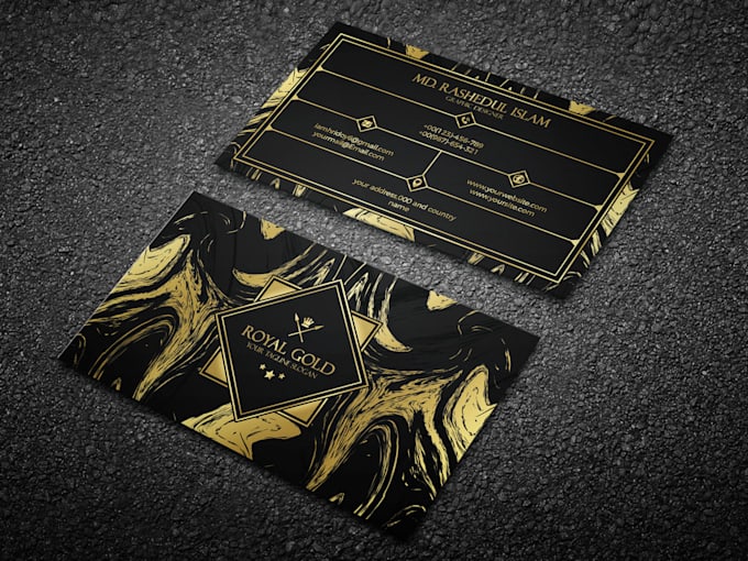 do luxury business card design