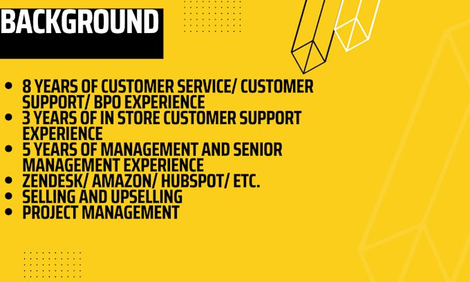 provide senior cx manager services