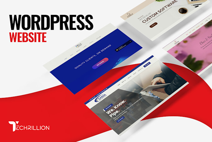 create responsive wordpress website and woocommerce store