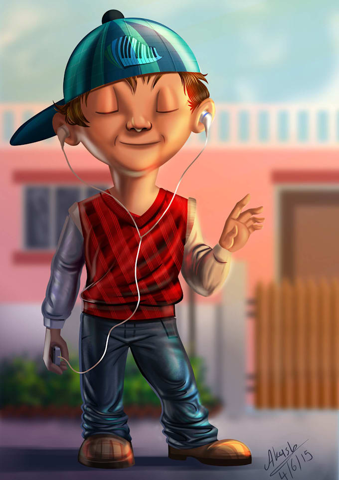 Draw a cartoon caricature from your photo by Anandgpatel | Fiverr