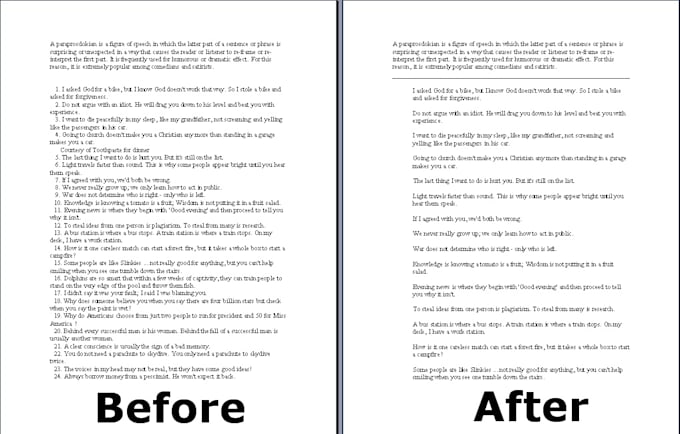 edit, redesign and format your ms word document
