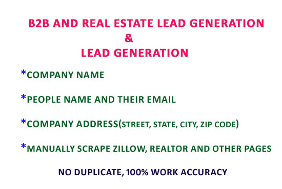 do b2b sales lead generation service