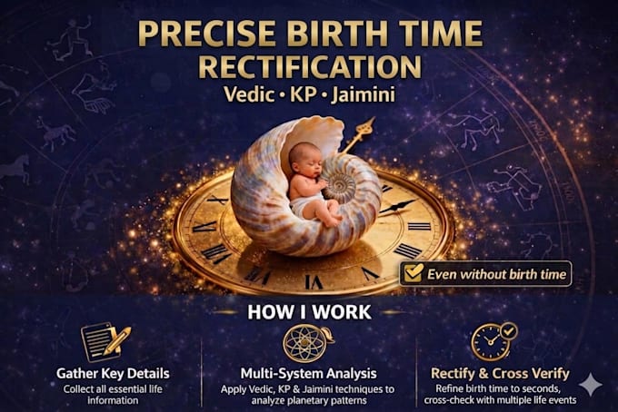 do birth time rectification with seconds level precision