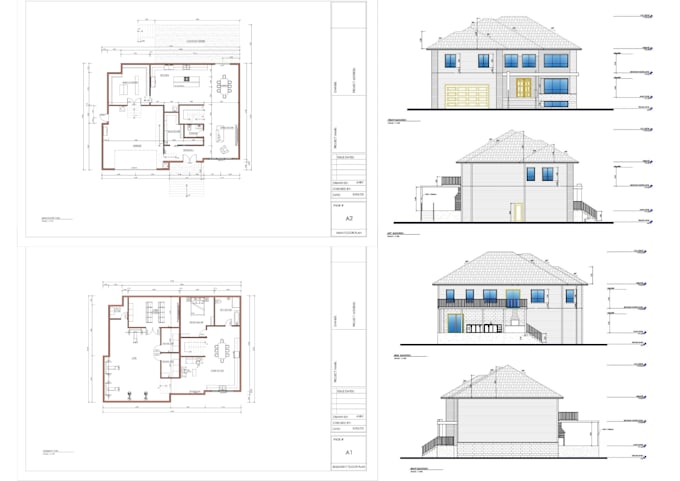do architectural and construction drawings as your architect