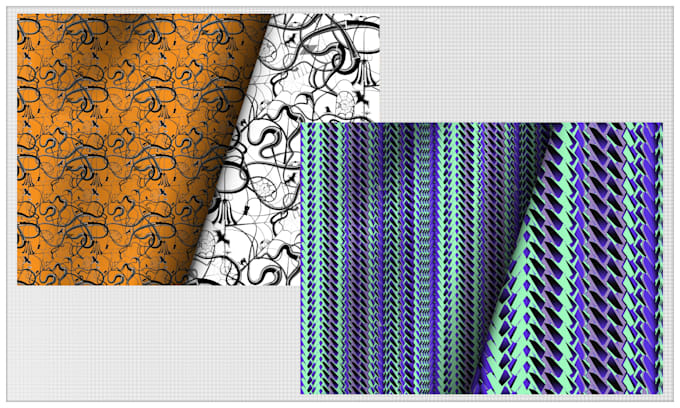 create a professional custom seamless pattern design for you