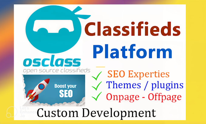 build and optimize an osclass classified website with advanced SEO