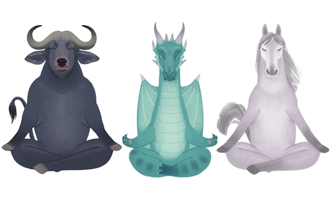 create character design, animal character, cartoons