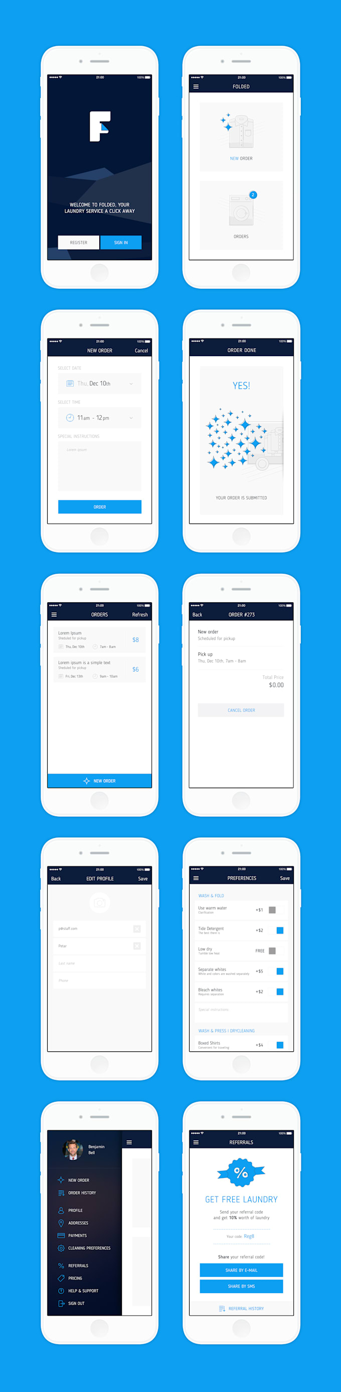 Develop a laundry app for you by Gauravsethi871 Fiverr