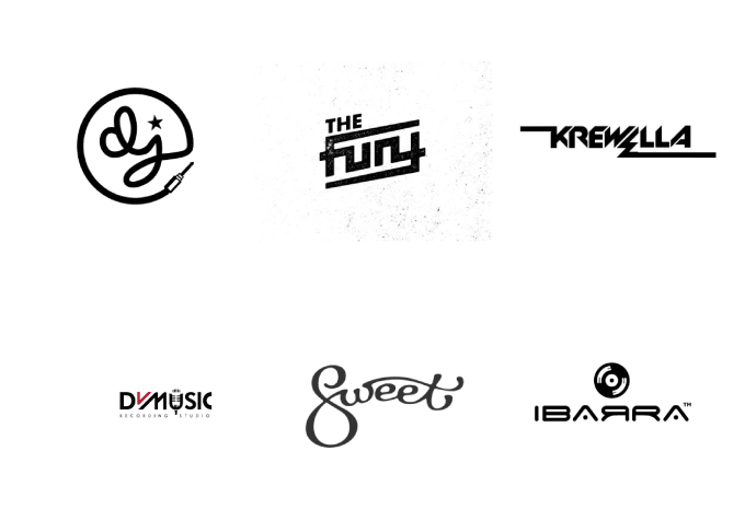 Do unique dj, music ,edm and typography and band logo by Ashleah43 | Fiverr