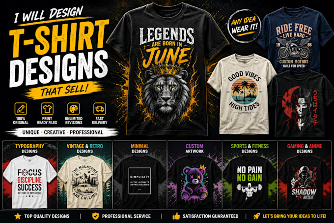 design custom t shirt, typography and trendy tshirt design