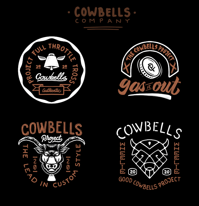create hand drawing logo package