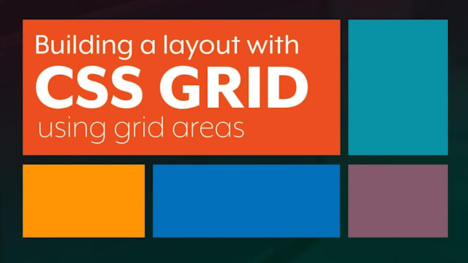 code a responsive website with CSS grid method