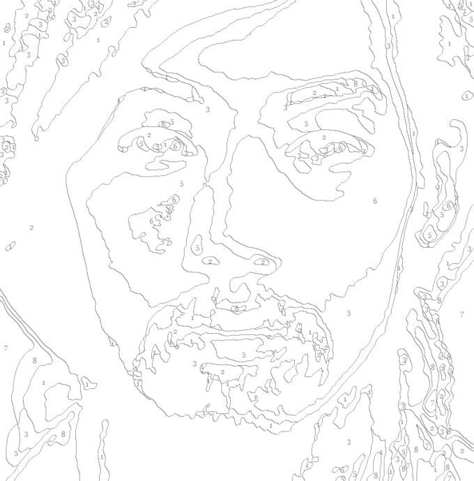 Turn your photo into a colour by numbers picture by Colorbynumbers Fiverr