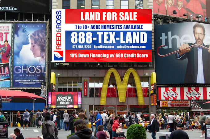 design a high quality billboard, and hording for you