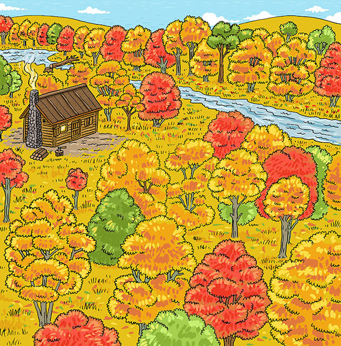 create illustration in digital