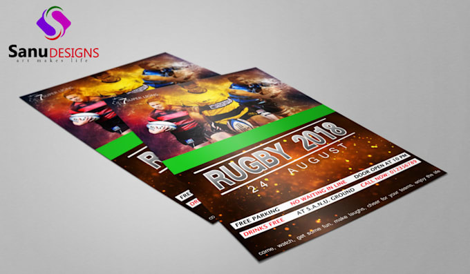 do a professional flyer design