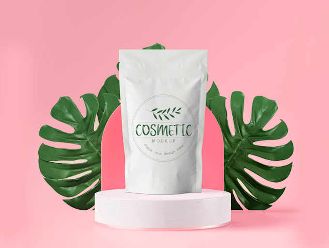 create professional pouch bag and mylar bag 3d mock up