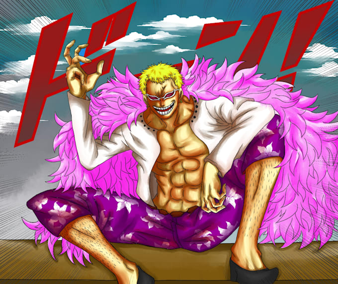 draw whatever you want in one piece art style