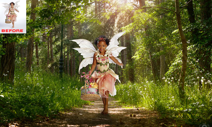 do photo manipulation,montage,photoshop a person adding person