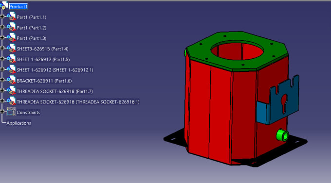 Do 2d To 3d Conversion With Any Cad Tool Like Catia V5 By Sekhar18