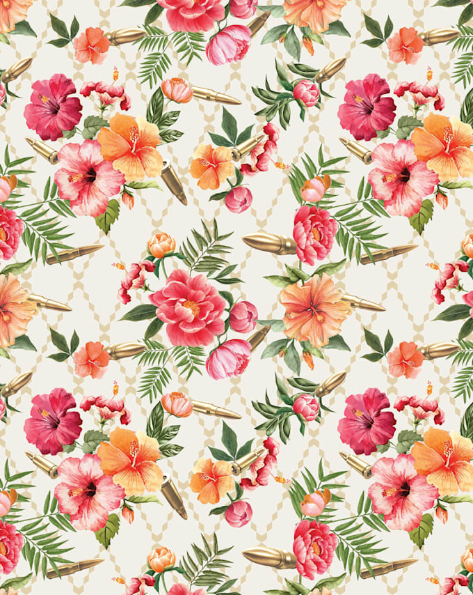make seamless pattern, fashion textile design of all types