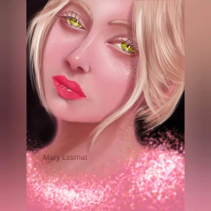 draw a professional digital art style