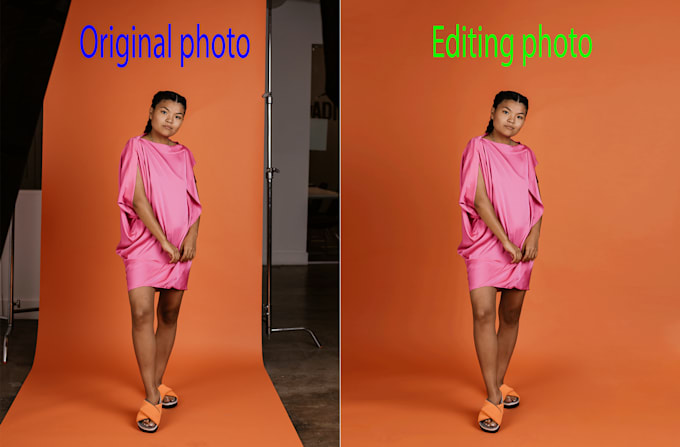 do photo retouching, portrait photo edit, and headshot retouch