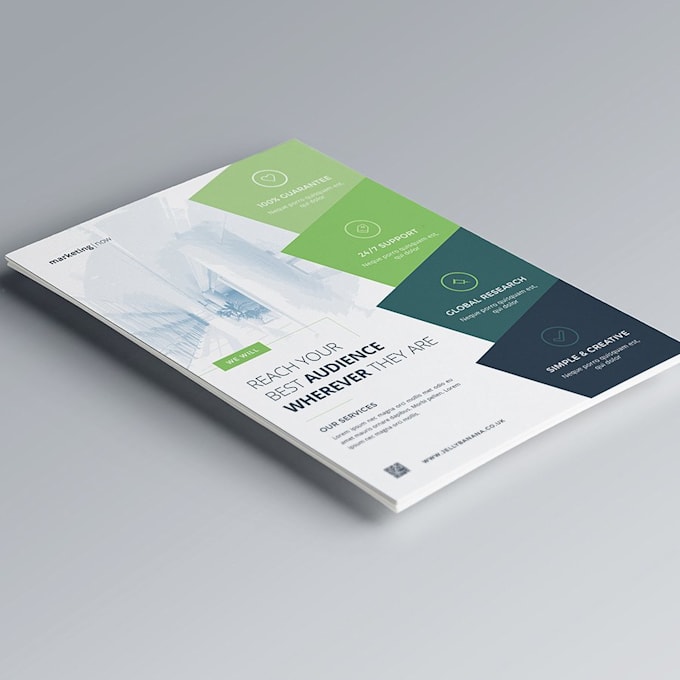 design a corporate, business flyer or poster