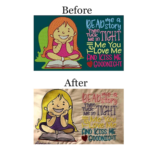 digitize any design within 2 or 3 hours