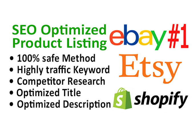 do ebay SEO optimised listing for more sales