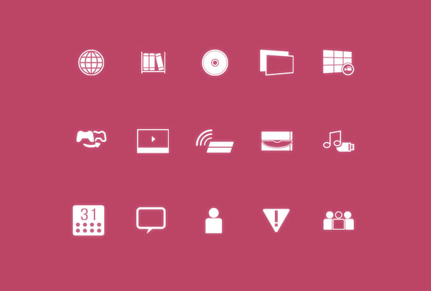 create modern icon sets for web and mobile