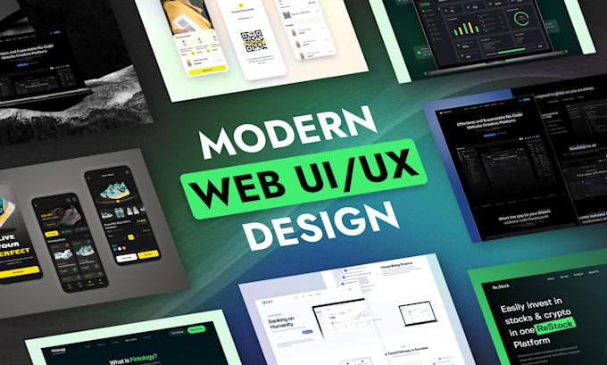 do figma website UI UX design, mobile app UI UX and dashboard design