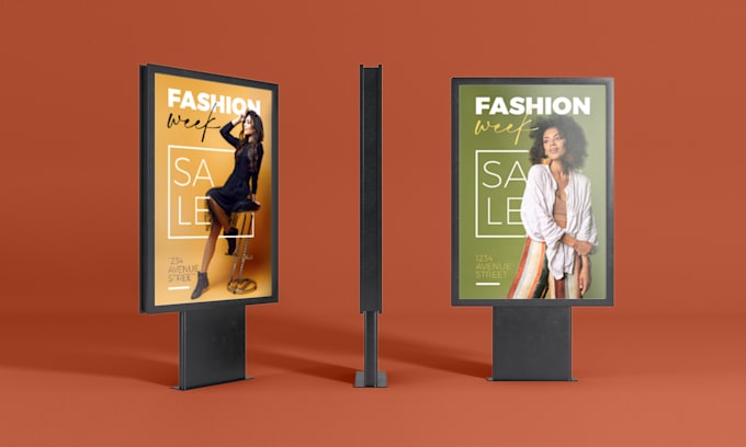design your poster ad or banner