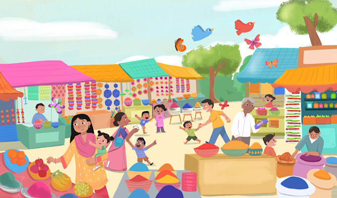 do cute childrens book illustration