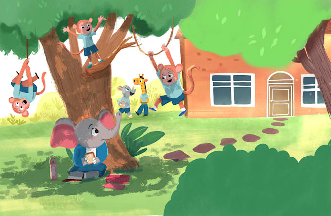 do complete childrens book illustration