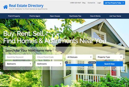 create wordpress real estate website with idx